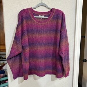 Maurices Purple and Pink Women's Sweater